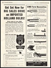 1947 Simonsen Iron Works Sioux Rapids Iowa Trailer Hitche Tongue Hinge Print Ad