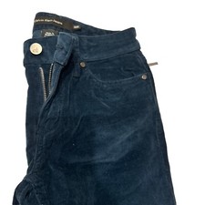 NWT Calvin Klein Ladies' Ultimate Skinny Corduroy Pants Navy Size 2 - 30  Inseam