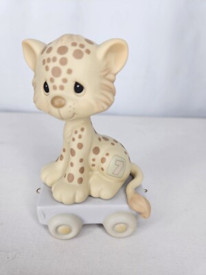 Precious Moments Birthday Train Series Tiger/cat #7 wish Grrr-eatness 109479-'87