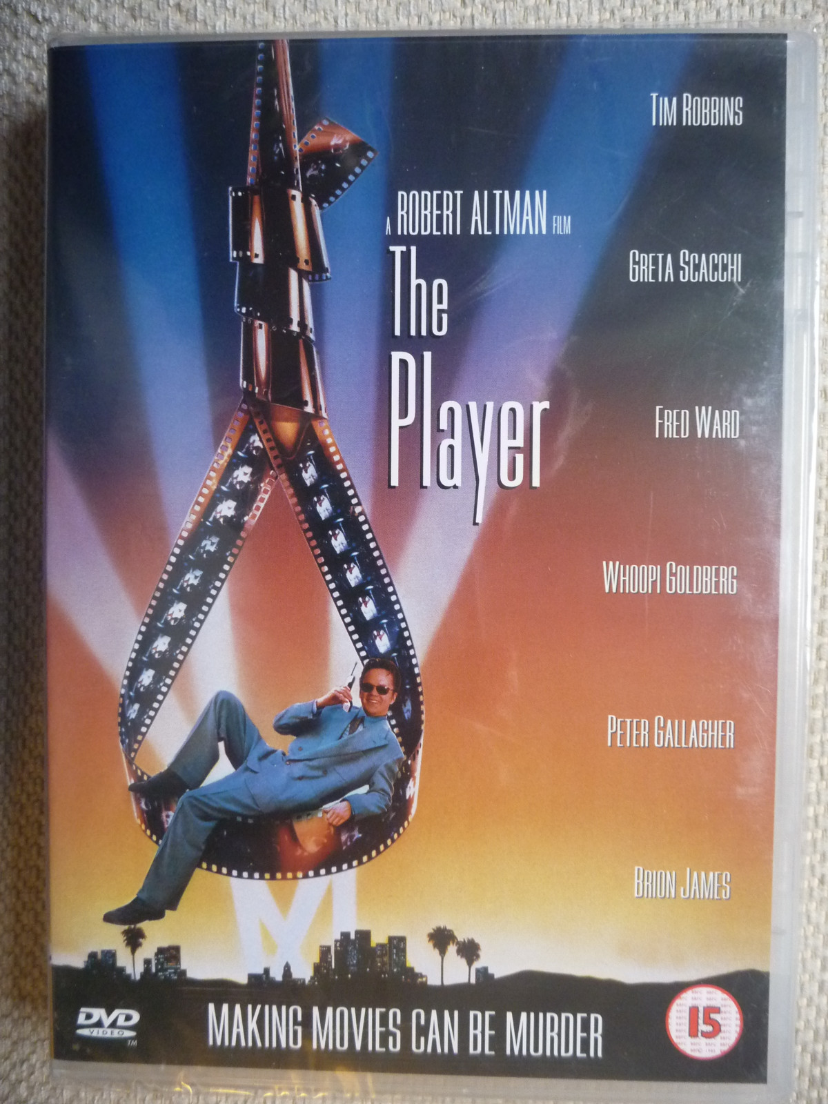 THE PLAYER 1992 Tim Robbins Greta Scacchi Robert Altman OOP Region 2 UK NEW DVD