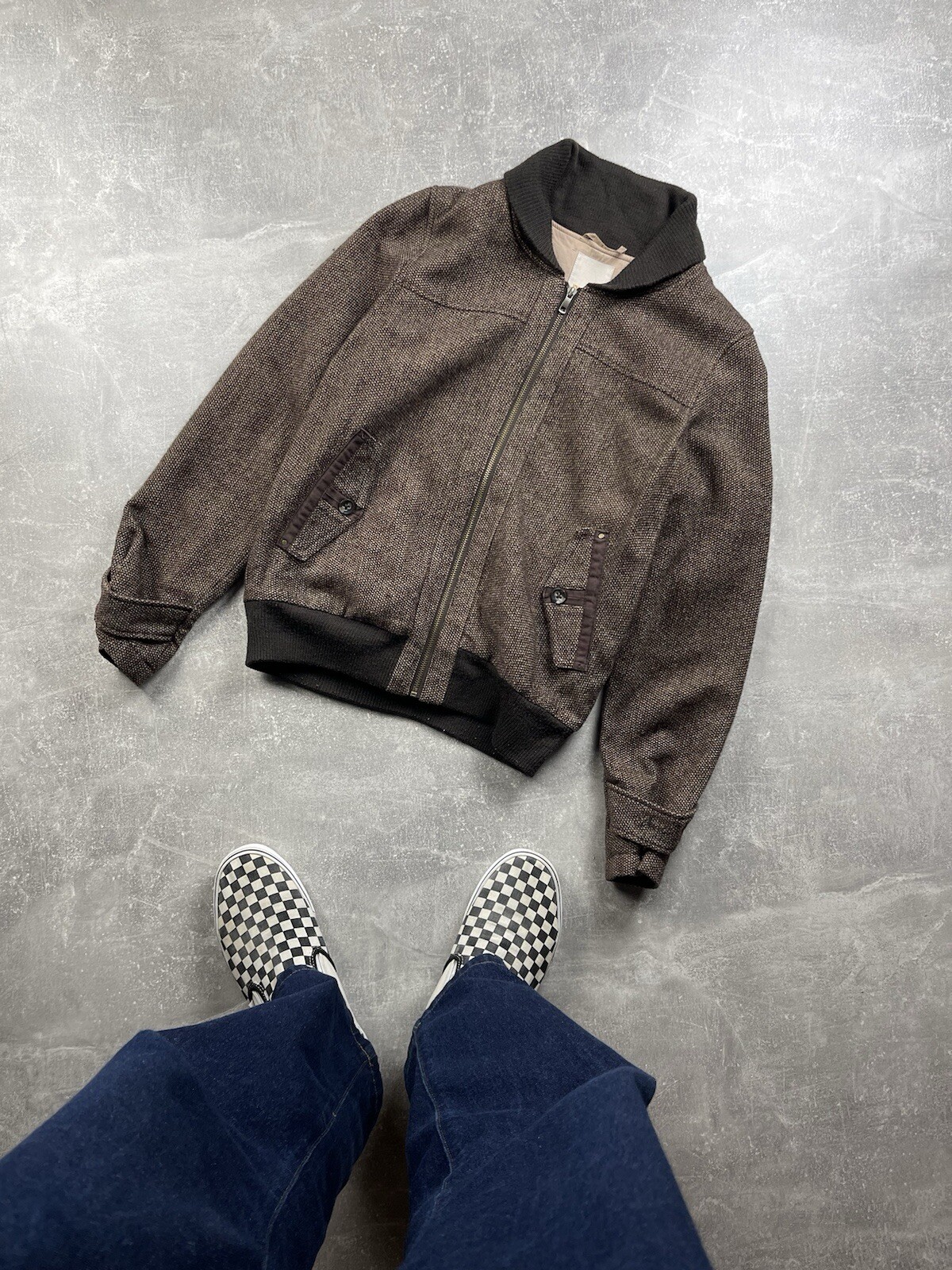 Archives Rare Diesel Wool Bomber Jacket Size S Made In China