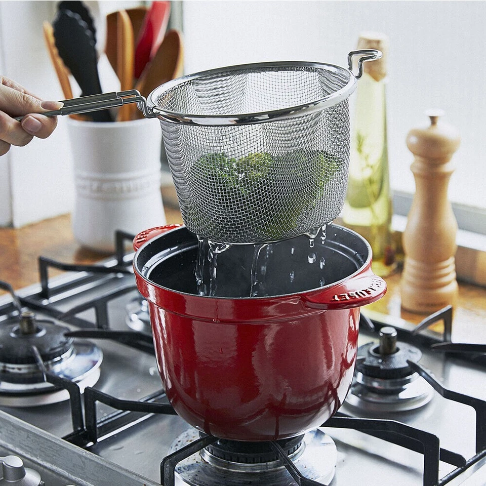 LE CREUSET Every Colander For Cocotte Every Pot 18cm Fryer & Steamer CBP - Photo 3/4