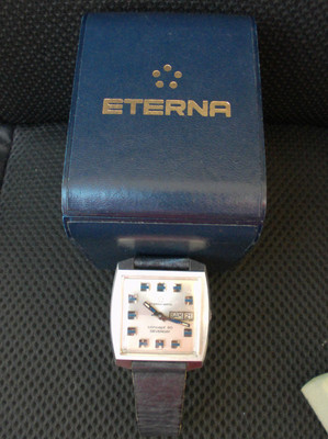 Große 1969er Eterna-Matic Concept 80 ''Sevenday'' Kal.1543 K