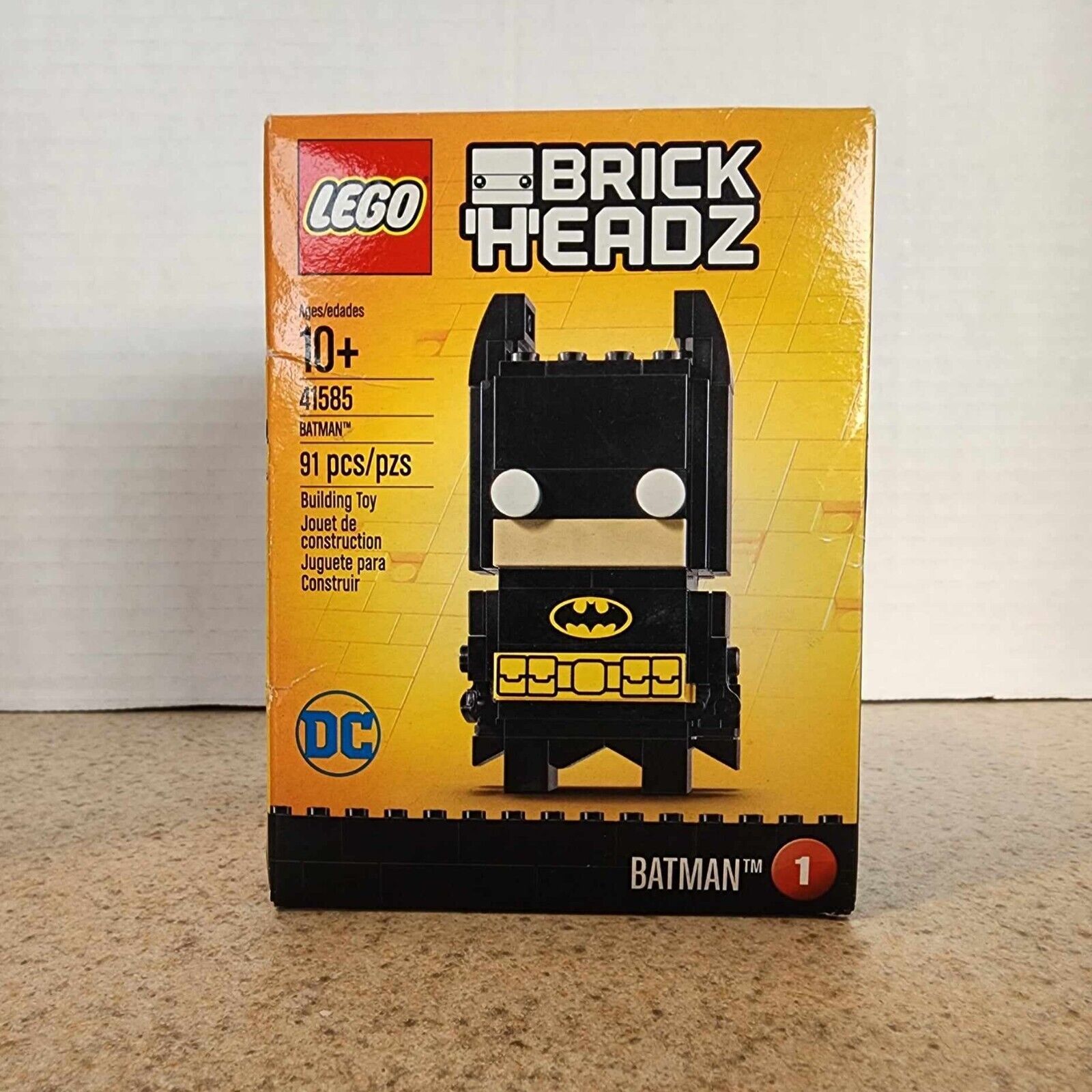LEGO 41585 BrickHeadz #1 Batman - New & Sealed!