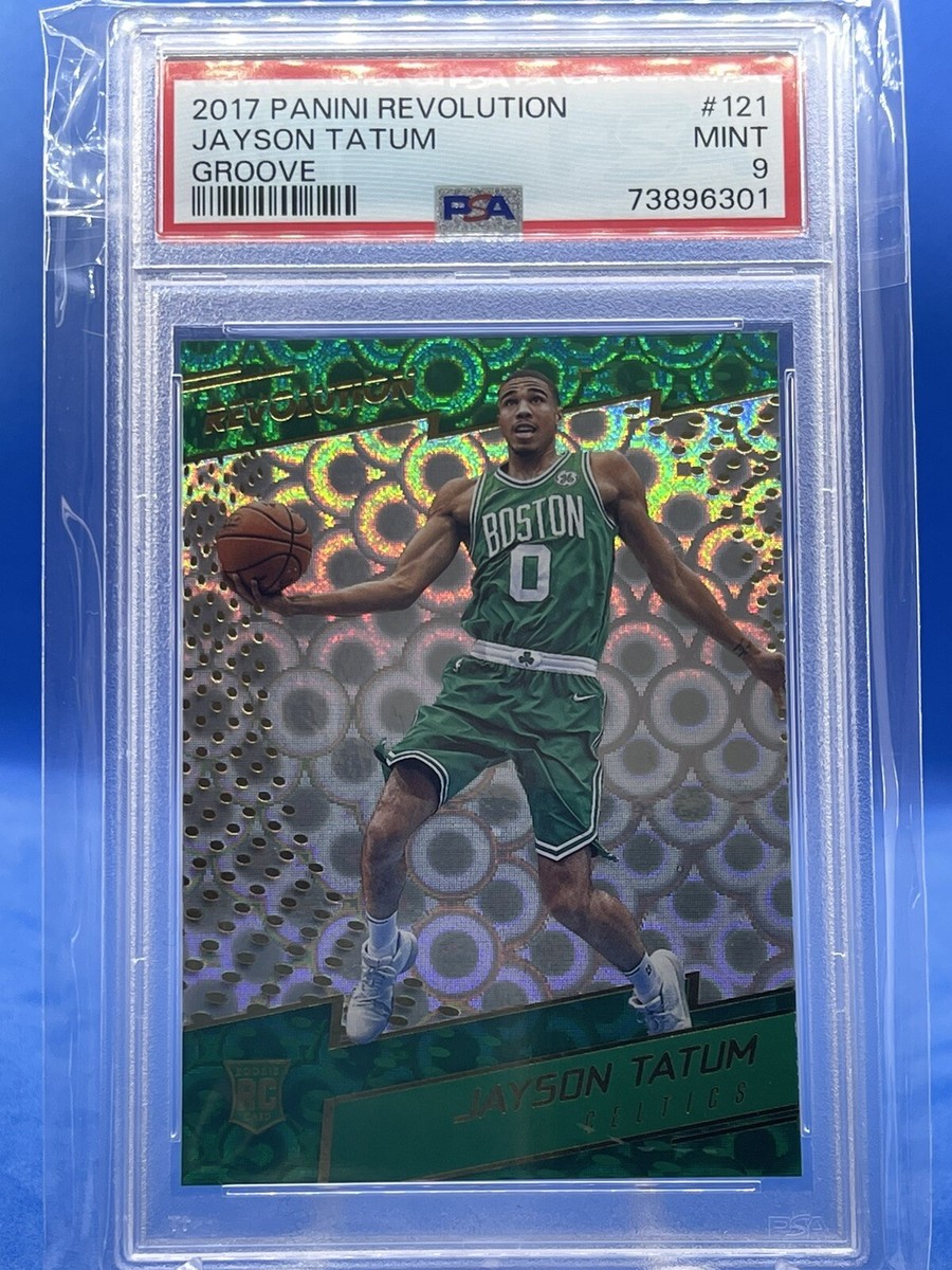 その他 2017 Jayson Tatum Rookie Revolution NBA 2017 Panini Revolution Groove Jayson Tatum RC Rookie !! PSA