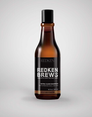 REDKEN Brews Extra Clean Shampoo Build Up Remover 10 oz- New