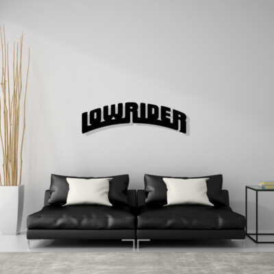 Lowrider Badge Steel Wall Decor Decoration Art Chevy Impala Cadillac ...