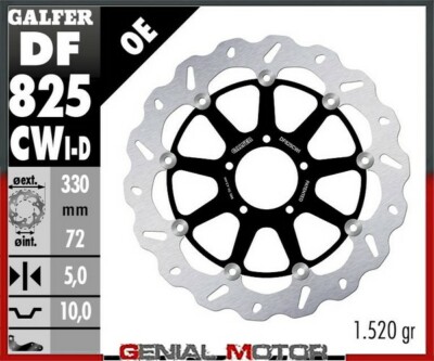 Galfer BremsscheibenVorne rechts WAVE FLOAT FULL 330x5DUCATI MONSTER 1200R 16>19