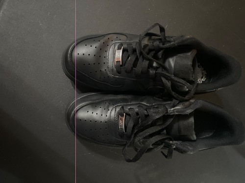 Black Air Force 1 One Nike With No Box 