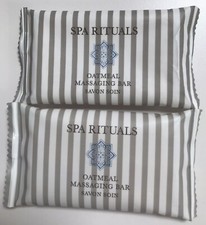 Lot Of 2 Spa Rituals Oatmeal Massaging Bar Soap 1.2 oz/ 35 G Made In USA NEW