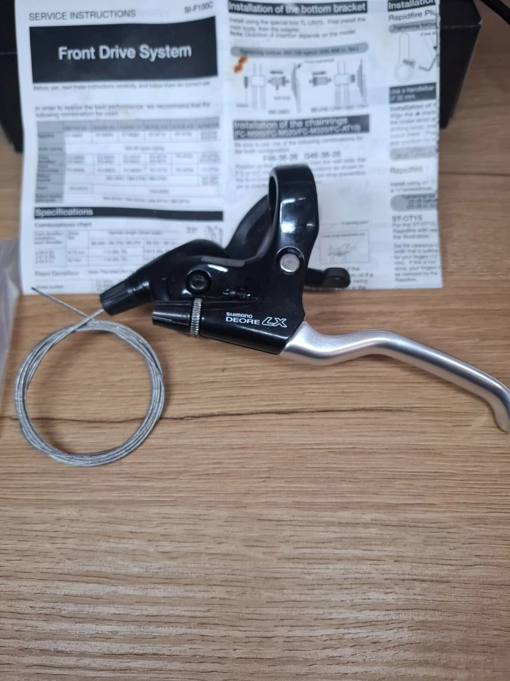 Retro Bicycle Parts NIB NOS Shimano Deore LX ST-M560 Brake Shifter Lever - 3-S. - Image 4 of 4