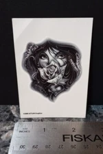 Vintage Aztlan Lowrider Vending Machine Sticker Tattoo 2000 RARE Forever Yours