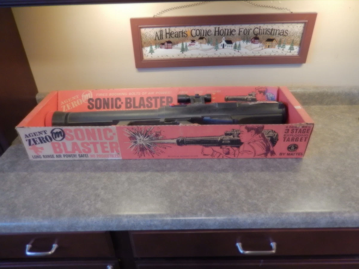 Mattel Agent Zero Sonic Blaster 1964