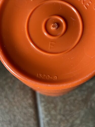 Vintage Tupperware Trinkbecher MCM Farben gelb grün orange - Bild 10 von 10