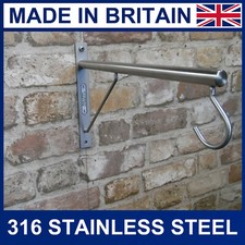 Hanging basket bracket 316 marine grade stainless steel tube