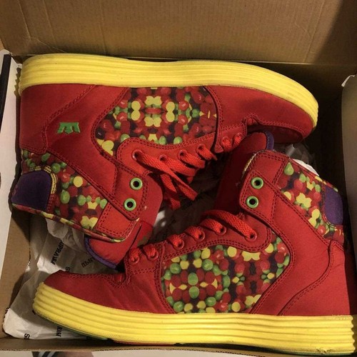 SUPRA VAIDER LITE CANDY PAINT Fire Red Candy Yellow US 10 Men's With Box Used - 第 1/6 張圖片