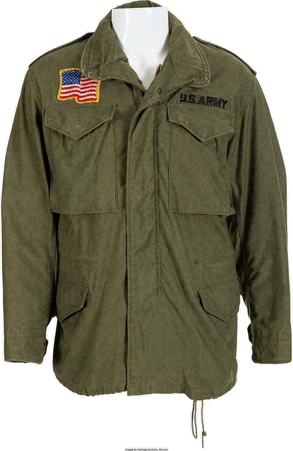 M65 JOHN RAMBO FIRST BLOOD MILITARY COAT US ARMY MEN JACKET 100