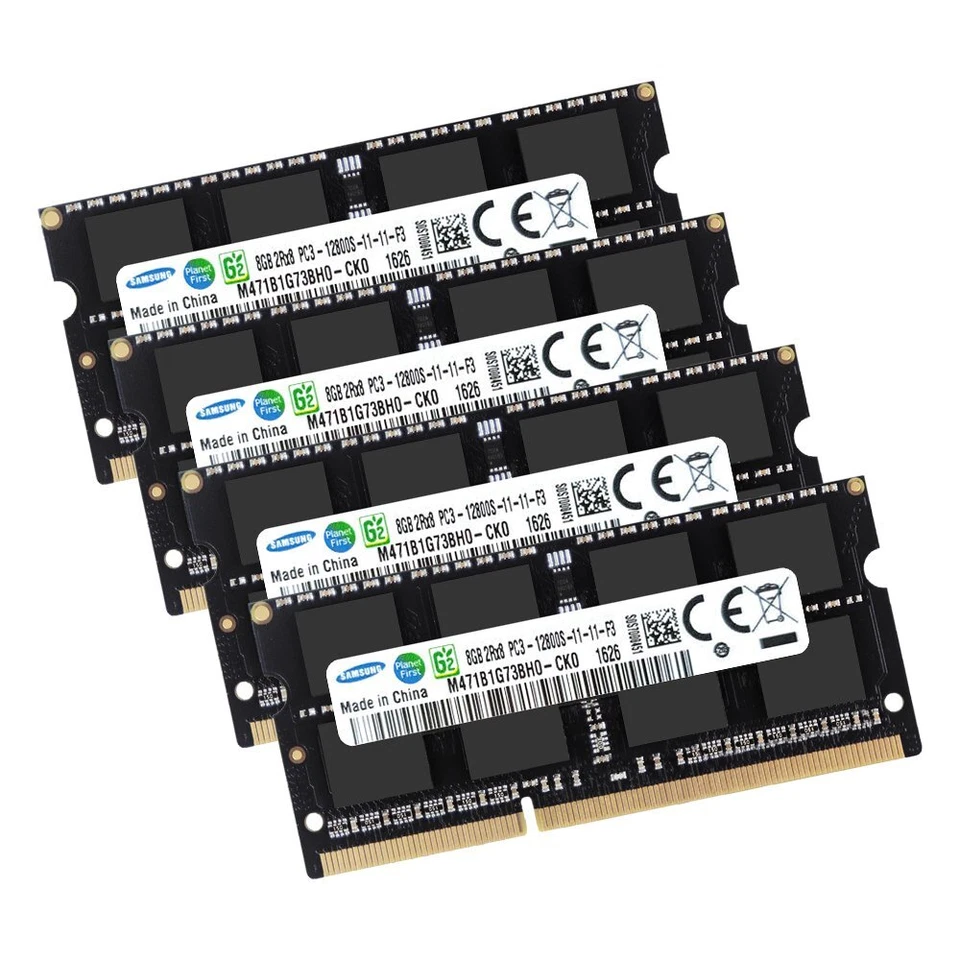 Samsung 32GB 16GB 8GB DDR3 1600MHz PC3-12800S 204Pin SODIMM Laptop RAM LOT UKBK - Image 3 of 4