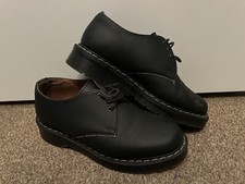 Solovair Black Gibson Vegetarian Shoes Made In England Vintage Size UK 4 EU 37