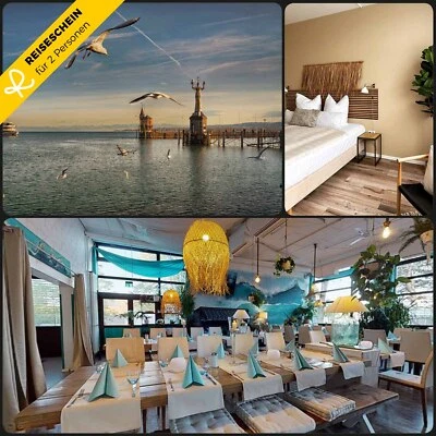 4 Tage zu zweit AQUA Hotel Konstanz Bodensee Reise Gutschein Urlaub Wochenende - Bild 1 von 4