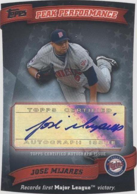 2010 Topps - Jose Mijares #PPA-JMI - 1 of 1