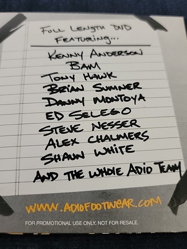 Adio Footwear Rock (2005) DVD Bam Margera Tony Hawk Jeremy Wray Alex Chalmers - Foto 5 di 9
