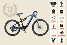 Cyrusher Elektrofahrrad LG 48V/15AH 27,5Zoll 8-Gang Electric Mountain Bike …