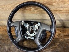 2007-2013 Gmc Yukon Denali Suburban Escalade Steering Wheel Black 07-13 Non Heat