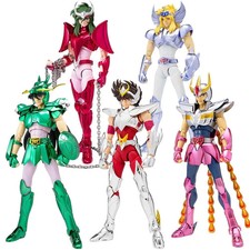 5 pezzi personaggi Saint Seiya 19 cm Seiya Ikki Hyoga Shiryu anime giocattolo da collezione