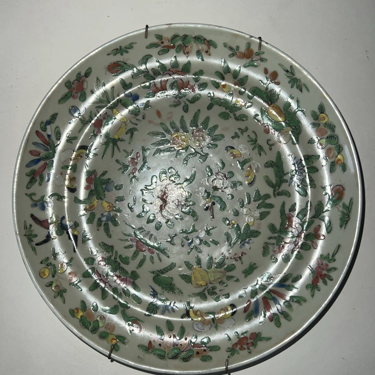 陶瓷古董原始1940 年后中国风盘子| eBay