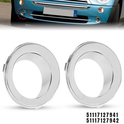 2X Nebelscheinwerfer Zierring Rahmen Chrom Für Mini Cooper R50 R52 R53 2004-2008