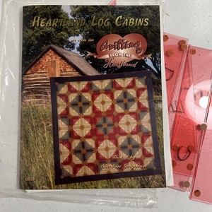 Heartland Log Cabins Quilting From the Heartland Book & Templates