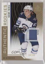 2018 Upper Deck SP Game Used Gold Spectrum Premium Material 4/49 Sami Niku 2k5
