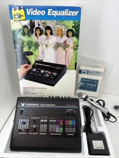 Pristine VIDEONICS VE-1 Video Equalizer NTSC Power Supply And Box Included + MIC