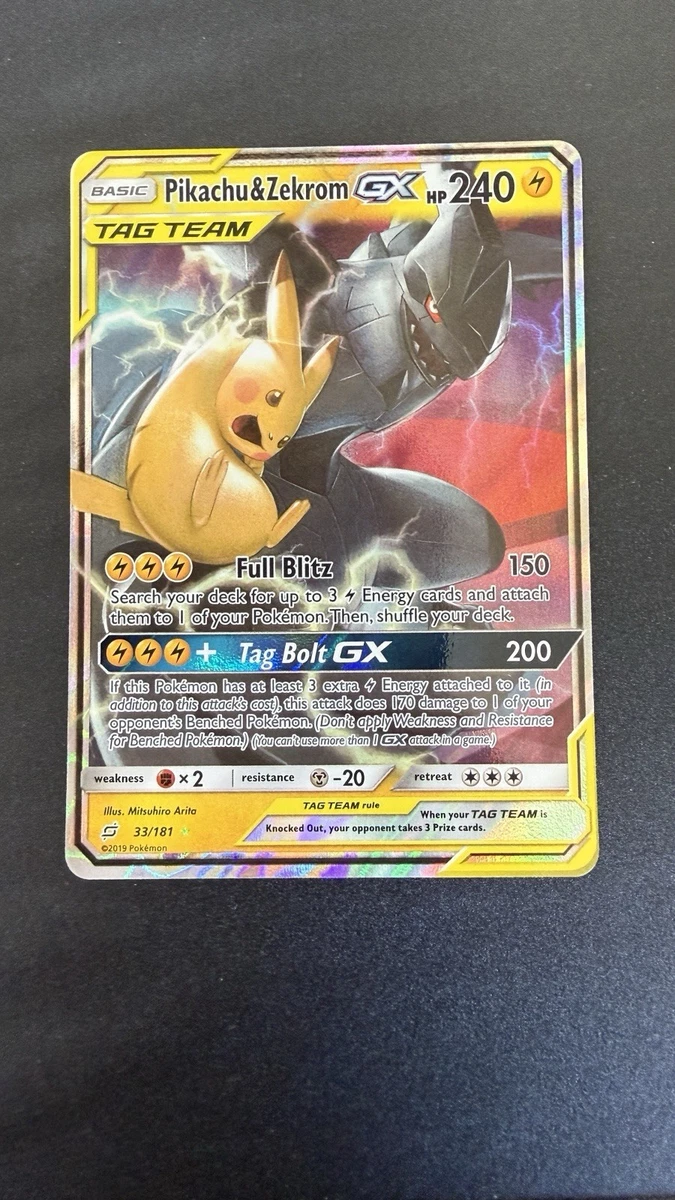 Pikachu & Zekrom GX Pokémon TCG Cards for sale | eBay