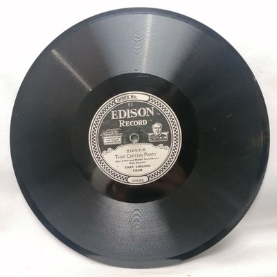 A. Hall I Wanna Go/That Certain Party 51657 Edison Diamond Disc