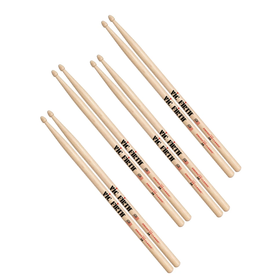 Vic-Firth American Classic 5B Value Pack - Drumstick Set