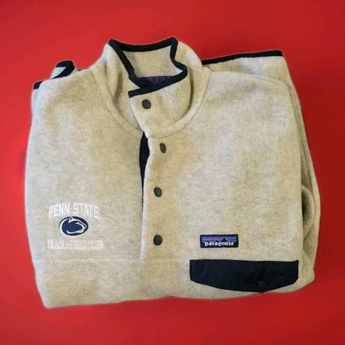 Patagonia Synchilla Snap-T — Oatmeal and Navy