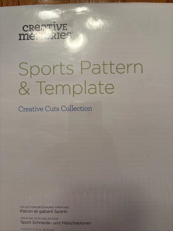 Creative Memories CREATIVE CUTS DEPORTES patrón y plantilla de garabatos Foto 3 de 4
