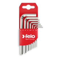 Felo WinkelschlüSsel Satz 7-Tlg. Hex Kurz 1,5 - 6 Mm
