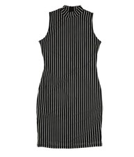bar III Womens Mesh Bodycon Dress, black, XS