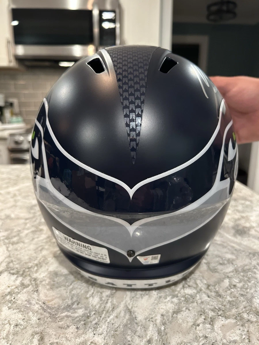 Kenneth walker lll Seattle Seahawks replica full size helmet fanatics witnessed