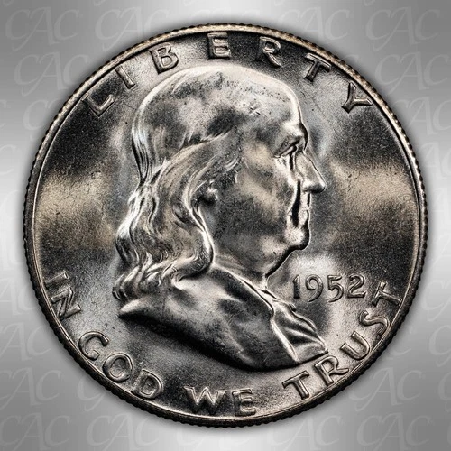1952 S Franklin Half Dollar MS63 CAC