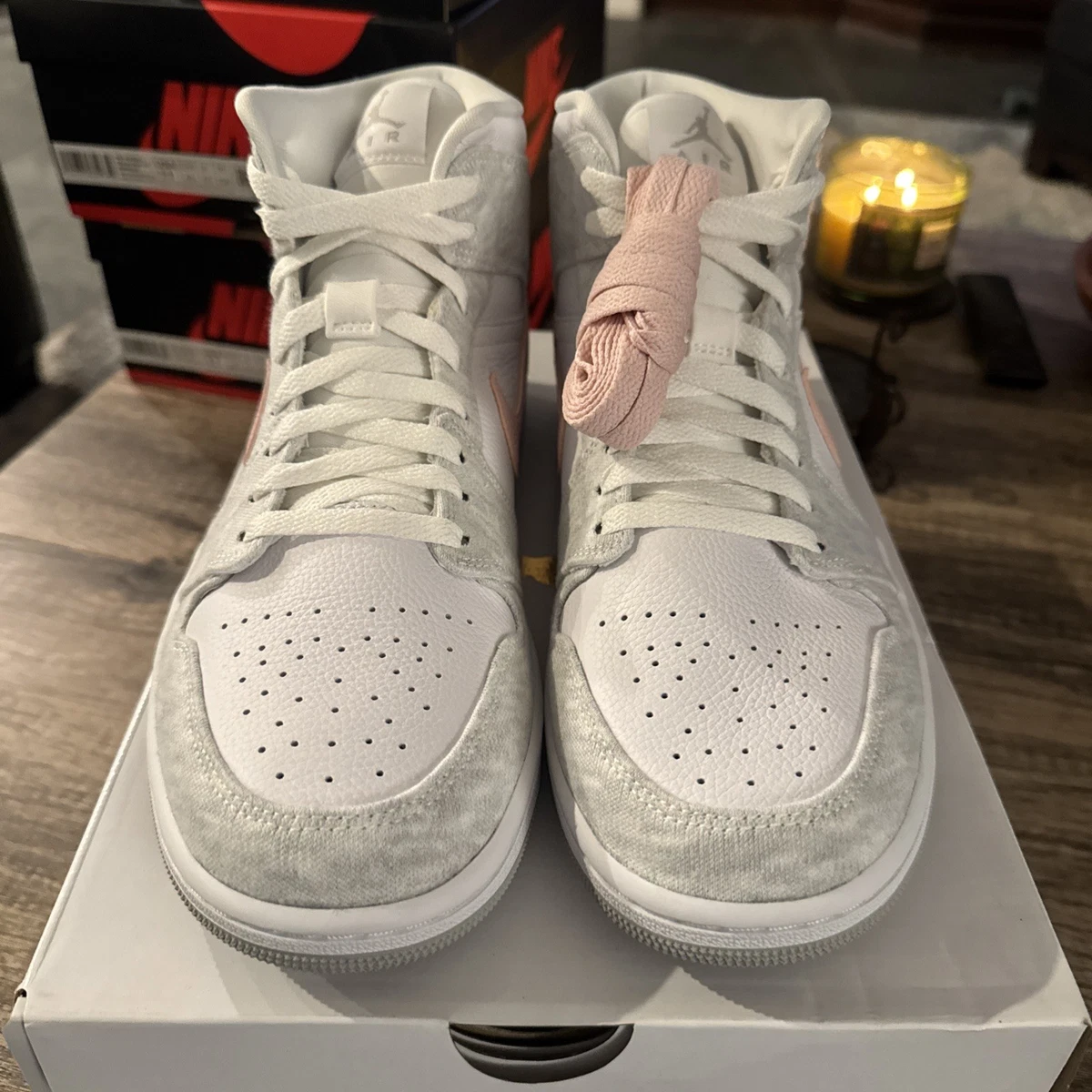 Las mejores ofertas en Jordan 1 SE Mid Light Iron Ore W | eBay
