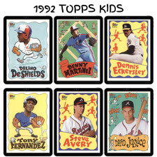 1992 Topps Kids MLB Baseball - Finish Your Set You Pick Your Card Update 4-20-26