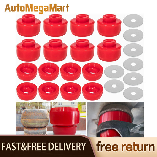 7-141 Body Cab Mount Bushing Kit For Chevy Silverado 1500 1999-2014 GMC Sierra