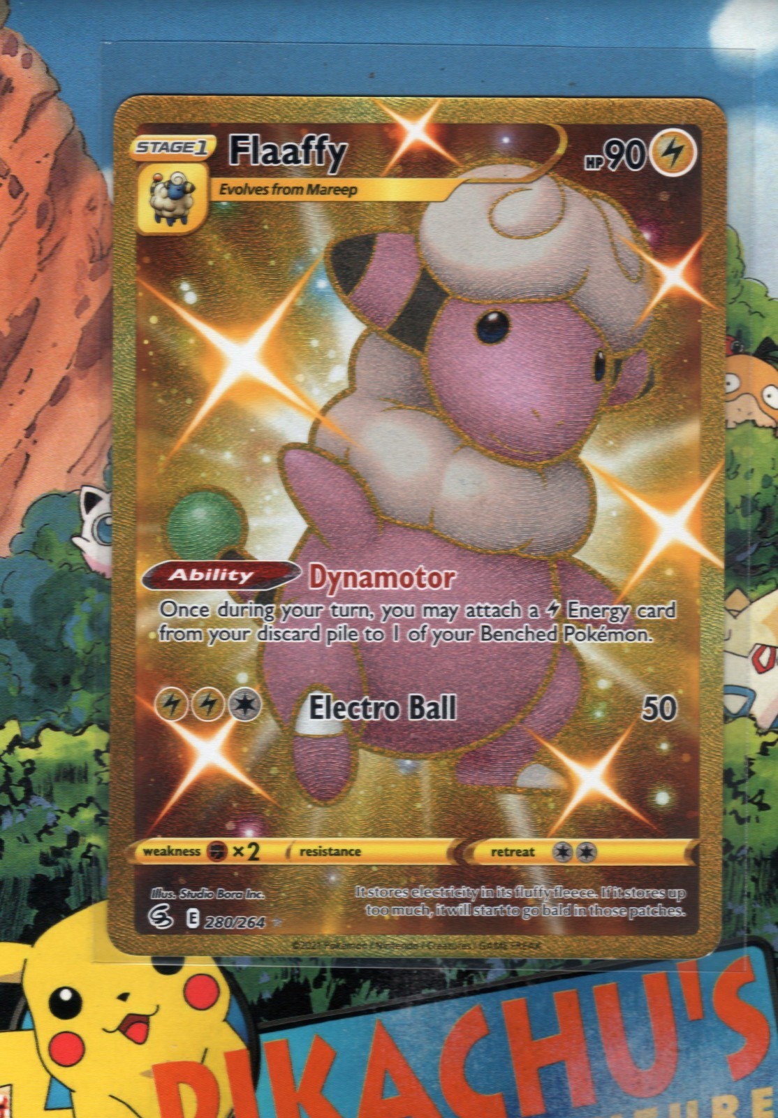 Pokémon TCG Flaaffy (Secret) Secret Rare SWSH08: Fusion Strike 280/264  NM/M