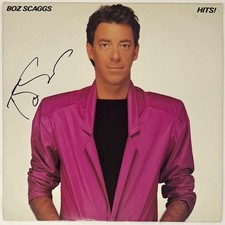 Boz Scaggs Signed Autograph Hits! Vinyl Record Album LP Silk Degrees JSA COA