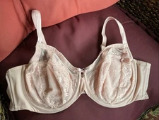 CURVY COUTURE 1299 LUXE LACE 44C UW FULL COVERAGE BRA