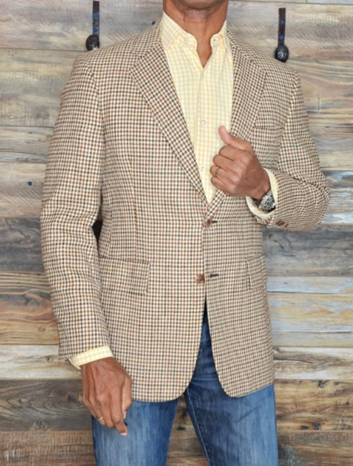 Vintage Hart Schaffner & Marx Wool Eschdrille Blazer Jacket 38R